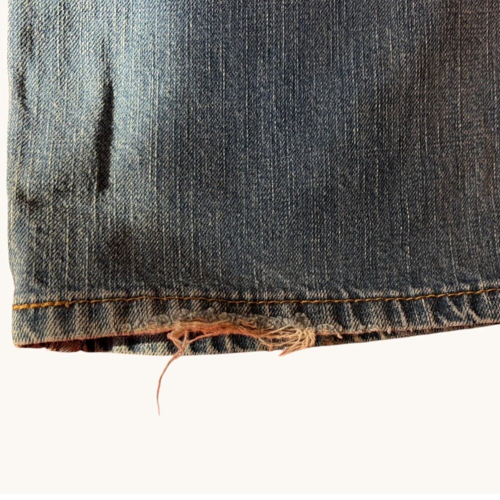 LEVI'S Men's 559 Relaxed Straight Fit Jeans Blue 33 x 32 Distressed 34 x 30.5 - Picture 11 of 13